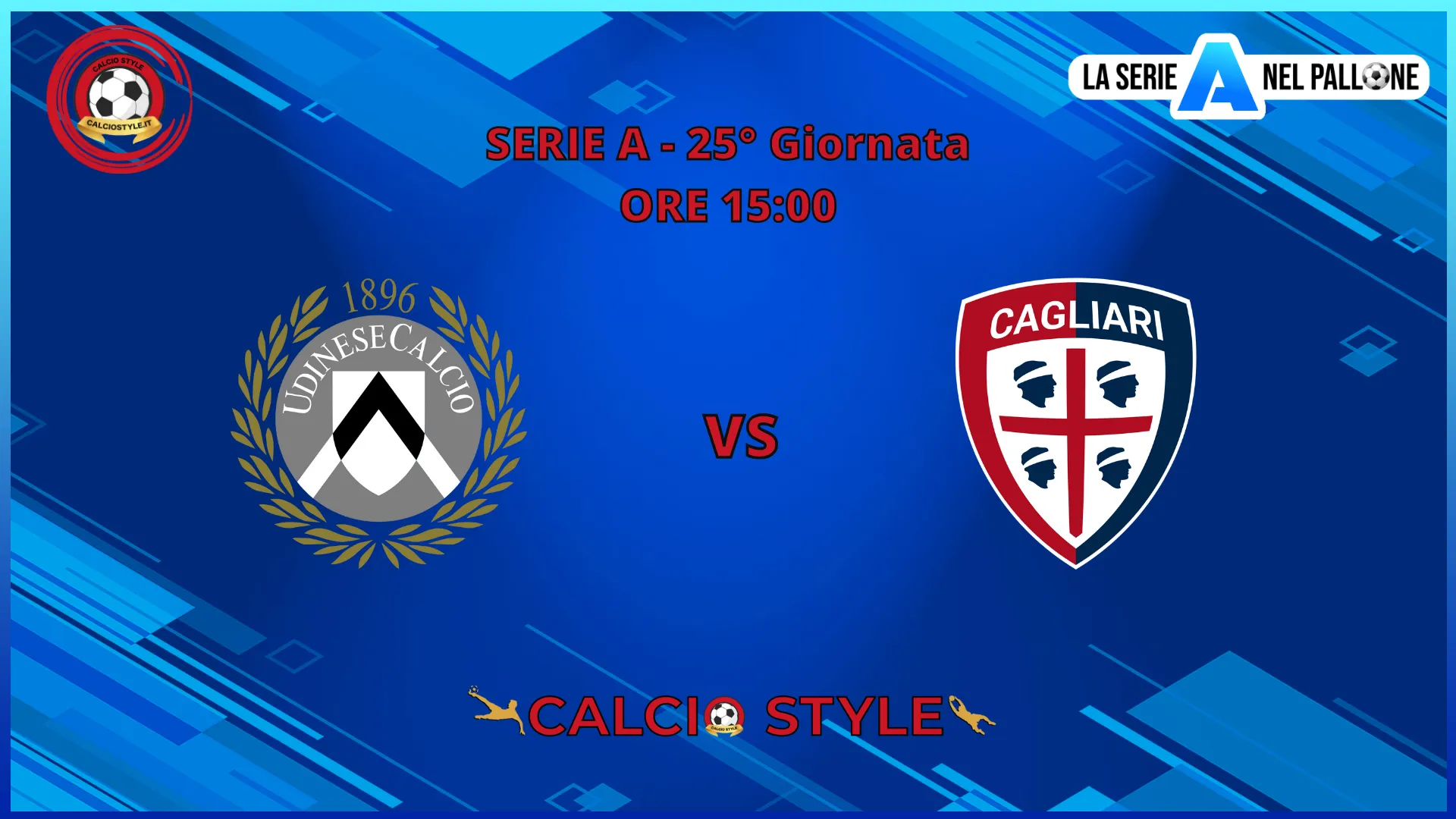 Udinese – Cagliari : probabili formazioni e dove vederla