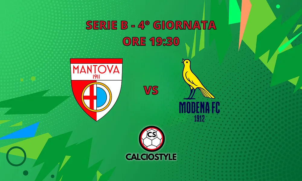Mantova-Modena, probabili formazioni e dove vederla