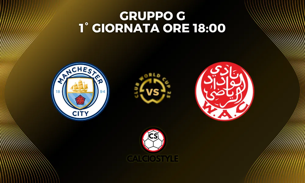 Manchester City-Wydad Casablanca: probabili formazioni dove vederla