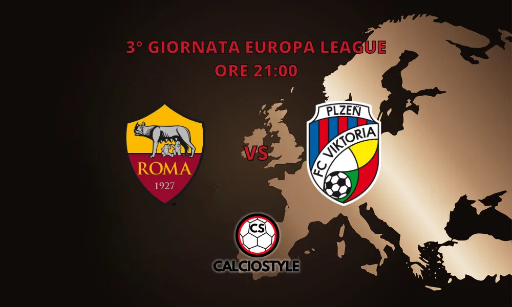 Roma-Viktoria Plzen 1-2, colpaccio ceco all'Olimpico