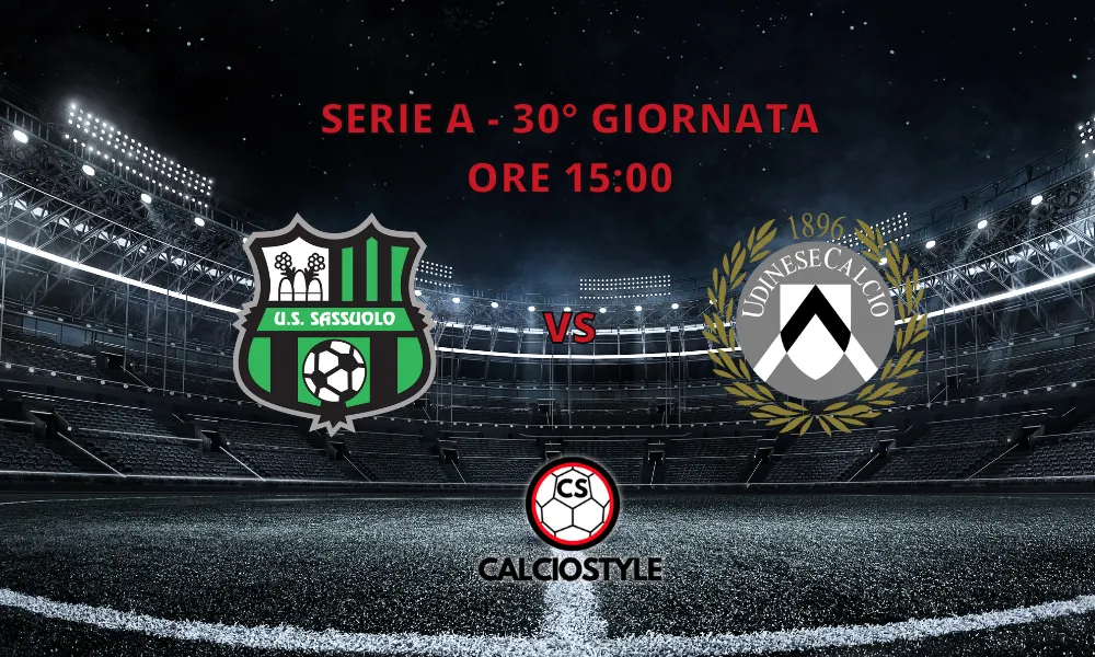 Sassuolo-Udinese, le formazioni ufficiali: la scelta su Lucca