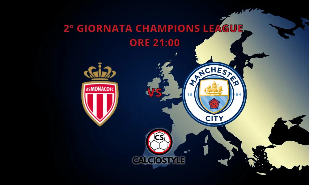 Monaco-Manchester City, probabili formazioni e dove vederla
