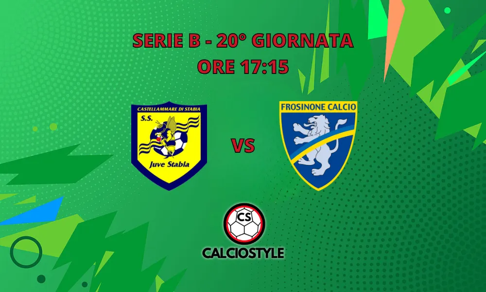 Juve Stabia-Frosinone, probabili formazioni e dove vederla
