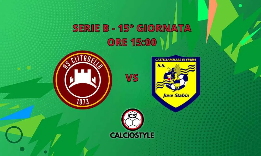 Cittadella-Juve Stabia, probabili formazioni e dove vederla