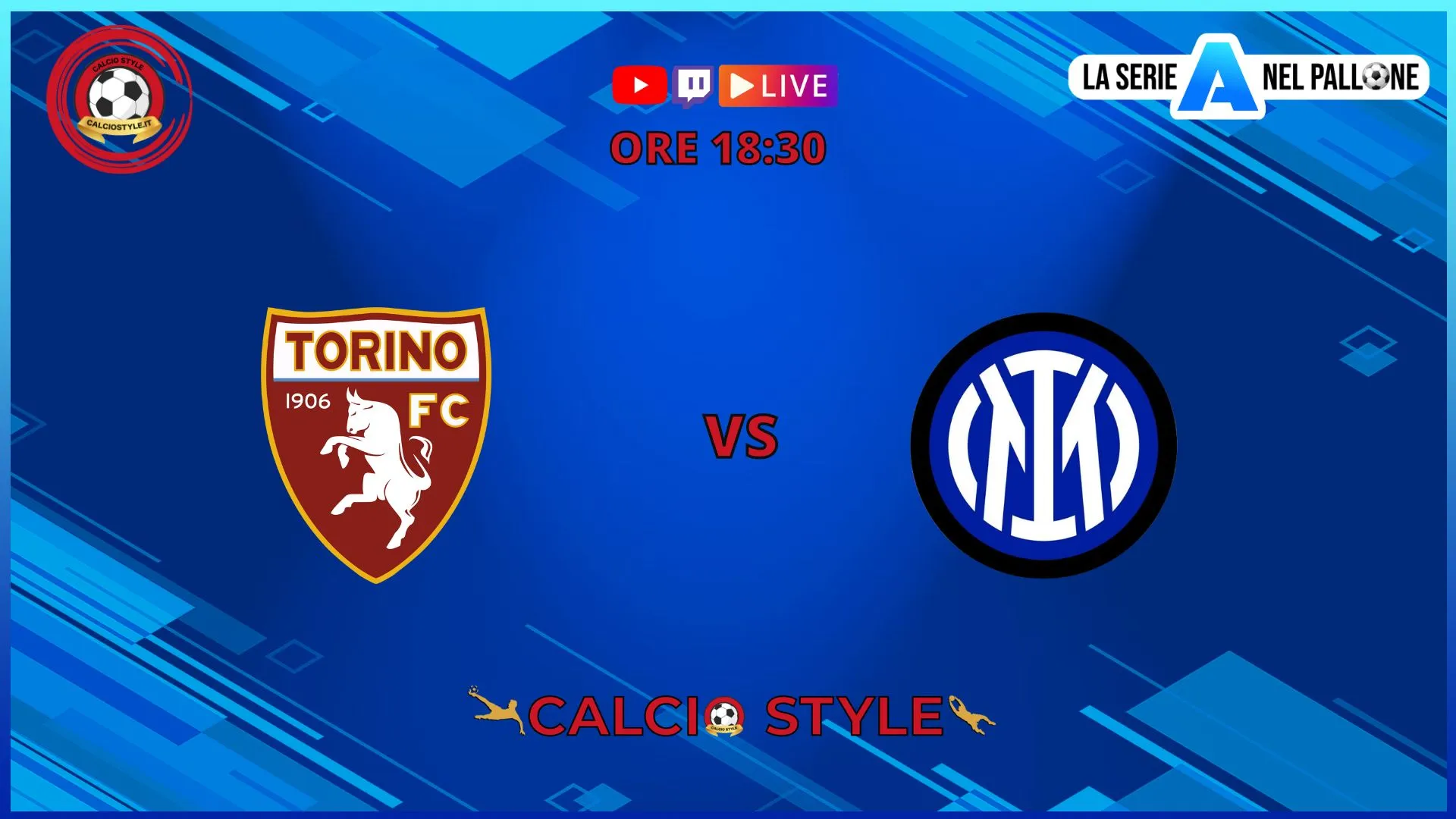 Torino-Inter, le formazioni ufficiali