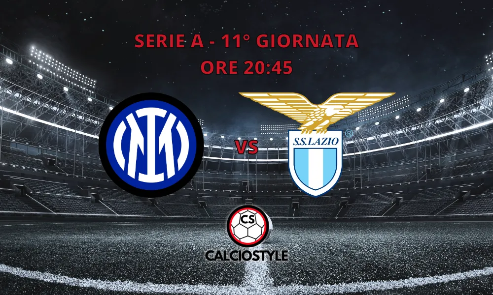 Inter-Lazio, le formazioni ufficiali