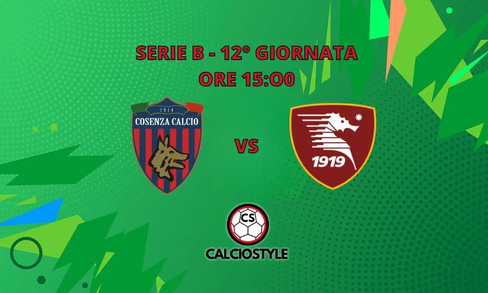 Cosenza-Salernitana, probabili formazioni e dove vederla
