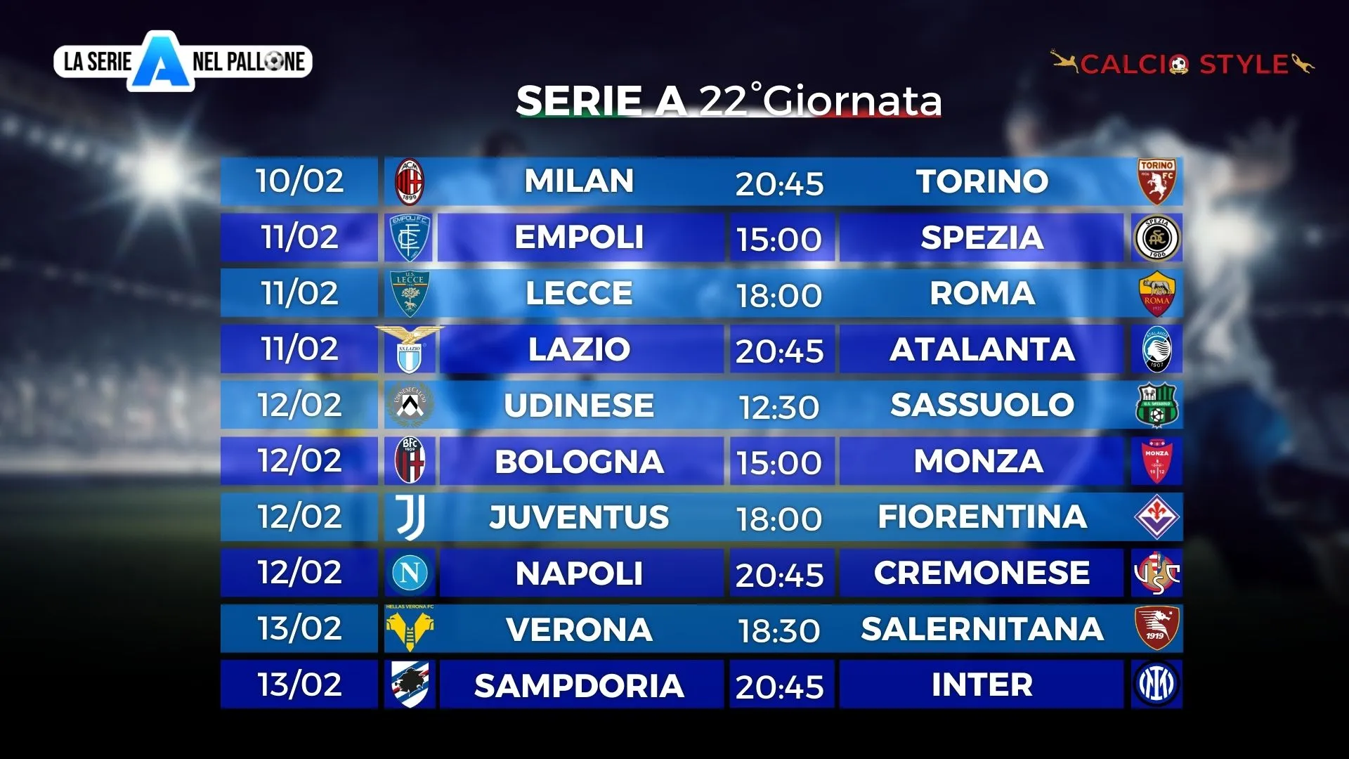 Serie A: probabili formazioni e fantaconsigli