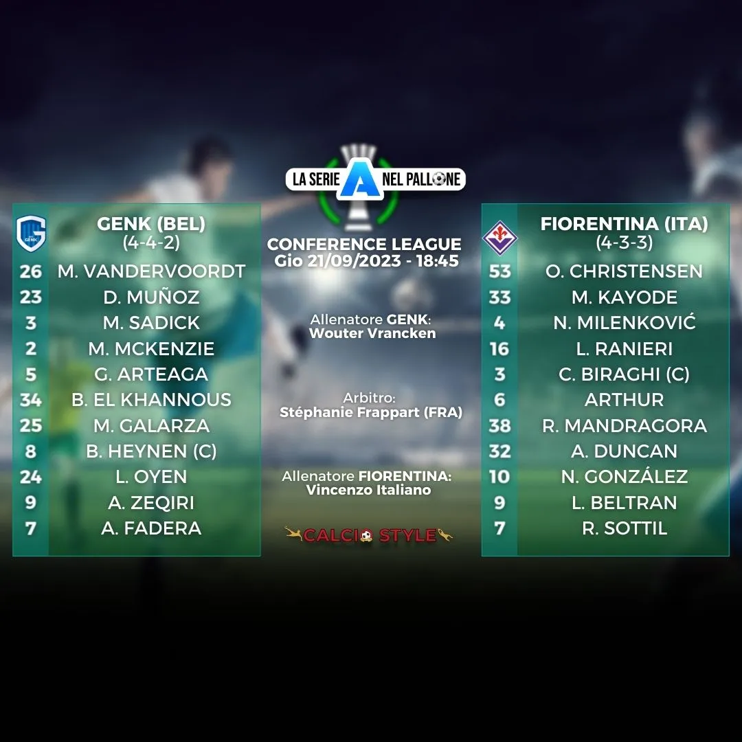 Genk-Fiorentina