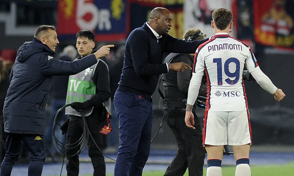 Genoa, Vieira: "Lazio qualità incredibile. La voglia di vincere c'è sempre. Su Colombo..."