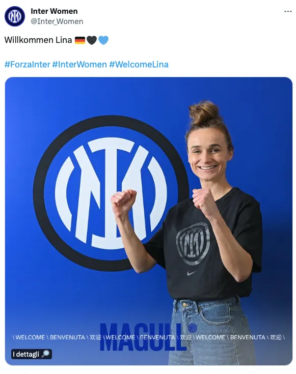 Calciomercato Lina Magull all'Inter Serie A
