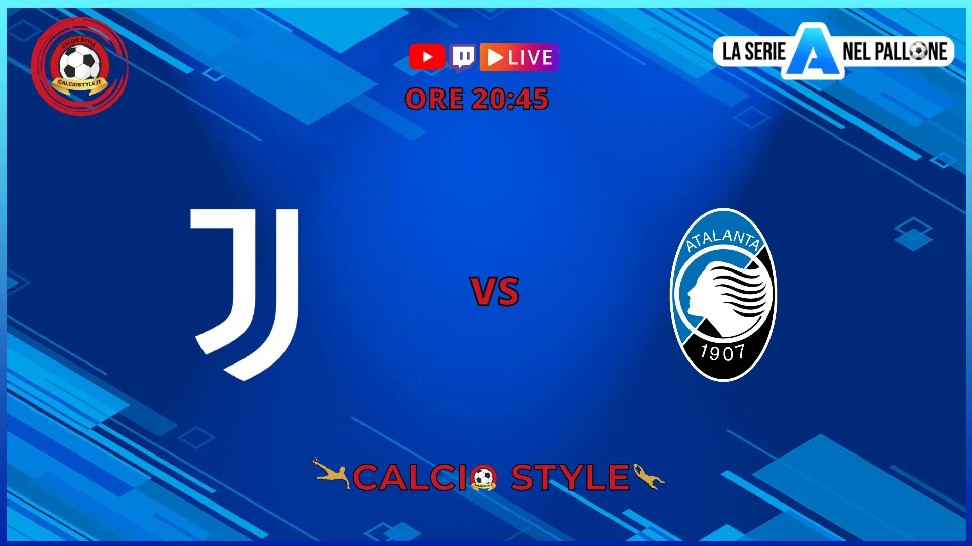 Juventus-Atalanta: le scelte dei due allenatori