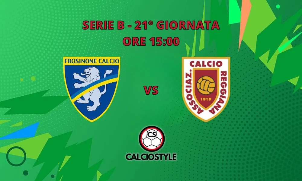 Frosinone-Reggiana: probabili formazioni e dove vederla
