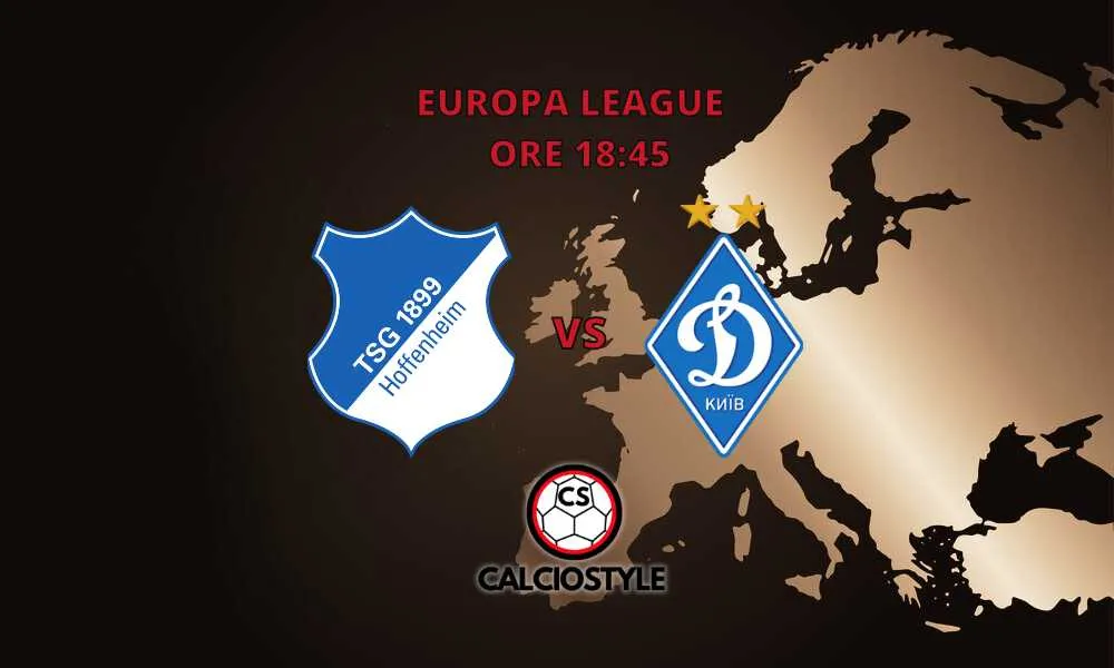 Hoffenheim-Dinamo Kiev, probabili formazioni e dove vederla