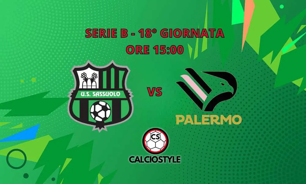 Sassuolo-Palermo, le probabili formazioni e dove vederla