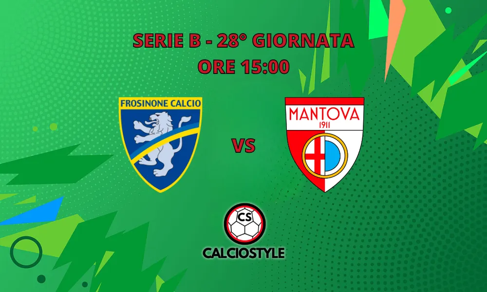 Frosinone-Mantova, le probabili formazioni e dove vederla