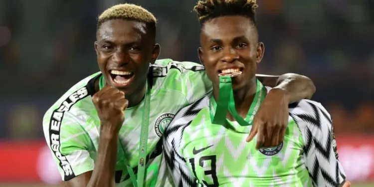 Victor Osimhen e Samuel Chukwueze, Nigeria