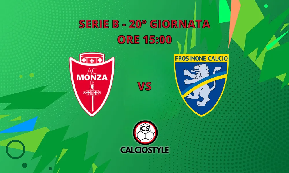 Monza-Frosinone: probabili formazioni e dove vederla