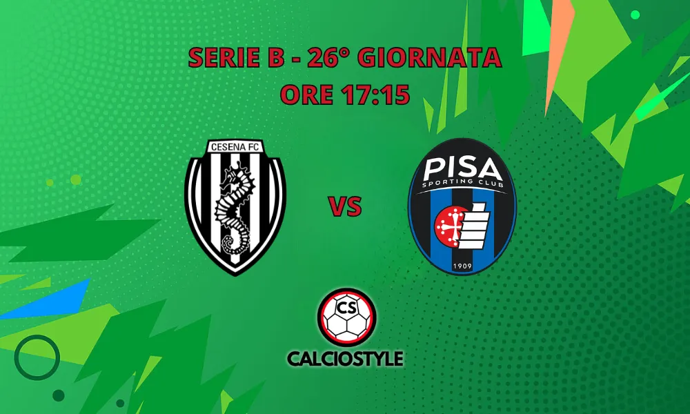 Cesena-Pisa, probabili formazioni e dove vederla