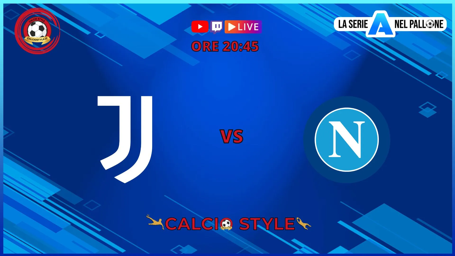 Juventus - Napoli: le scelte ufficiali