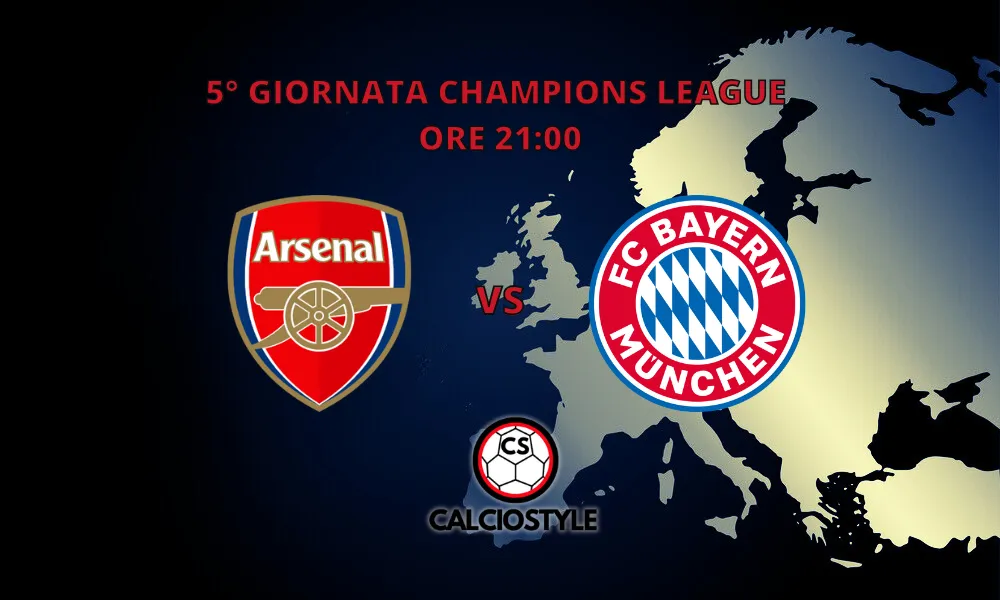 Arsenal-Bayer Monaco, probabili formazioni e dove vederla
