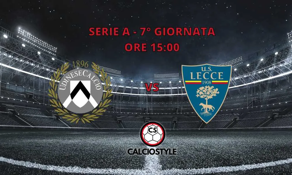 Udinese-Lecce 1-0. Goal e Highlights