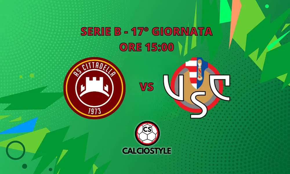 Cittadella-Cremonese, le probabili formazioni e dove vederla