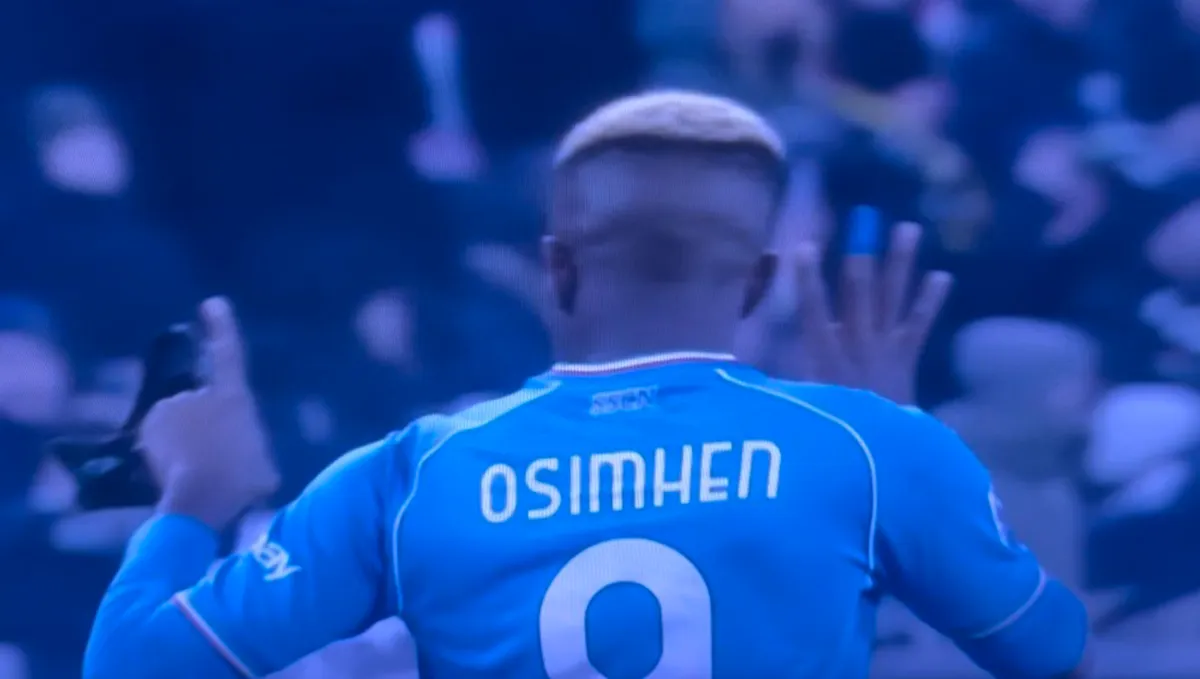 Juventus Napoli, Osimhen provoca i tifosi