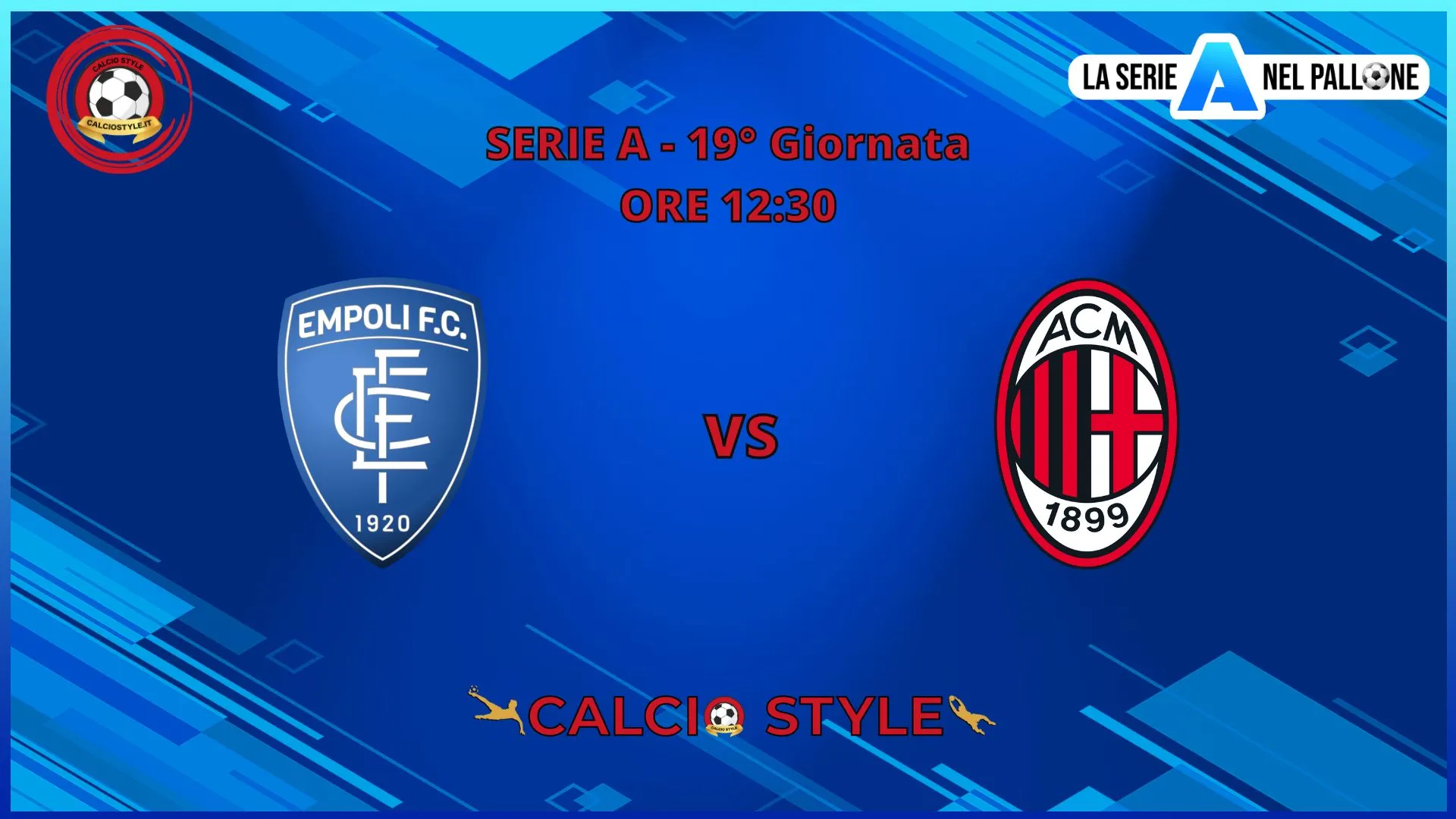 Empoli-Milan: dobbiamo sapere che...