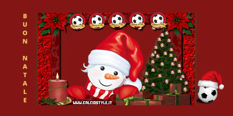 Auguri di buon natale da tutta la redazione di Calciostyle.it