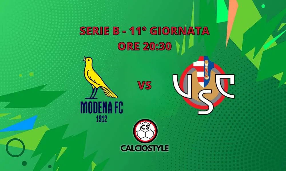 Modena-Cremonese, probabili formazioni e dove vederla
