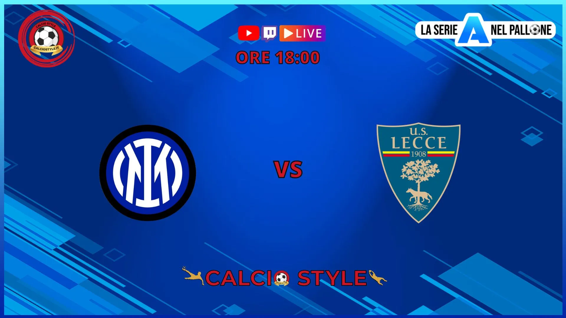 Inter-Lecce, le formazioni ufficiali