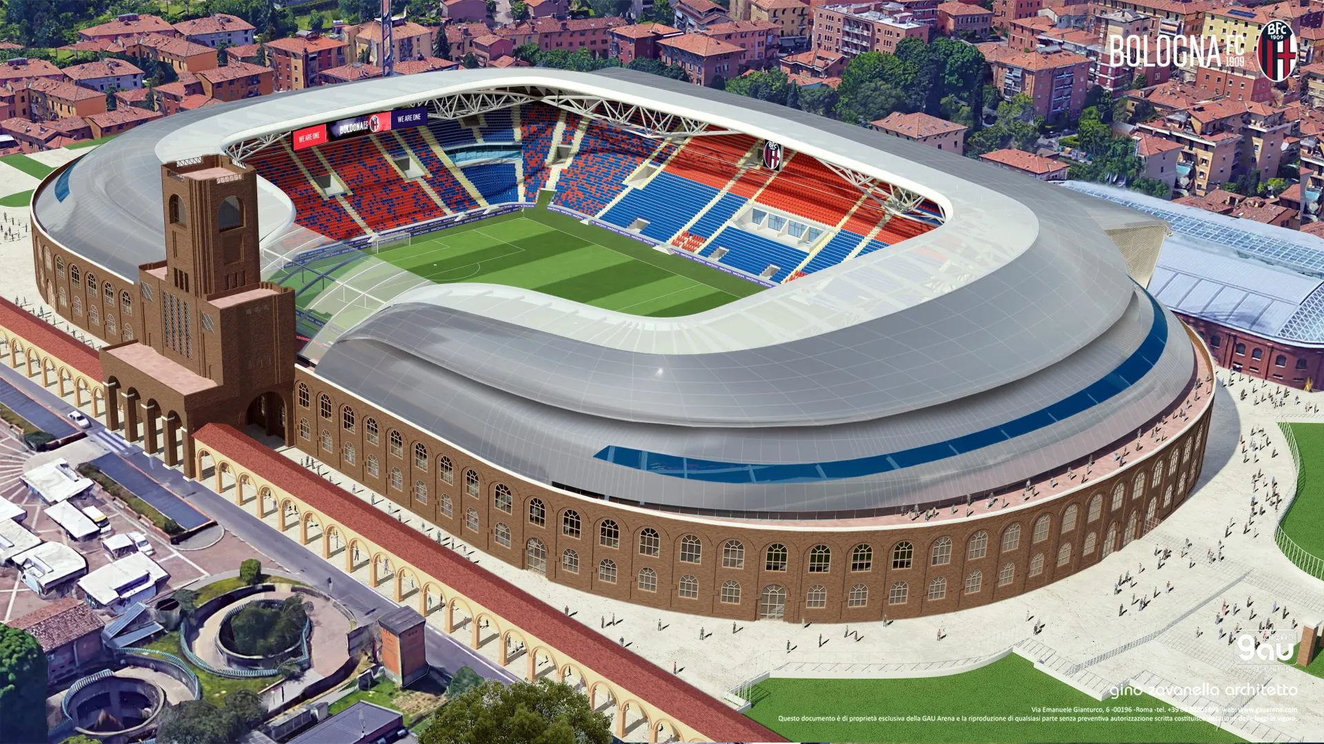 Bologna, accordo con Webuild per il Dall’Ara