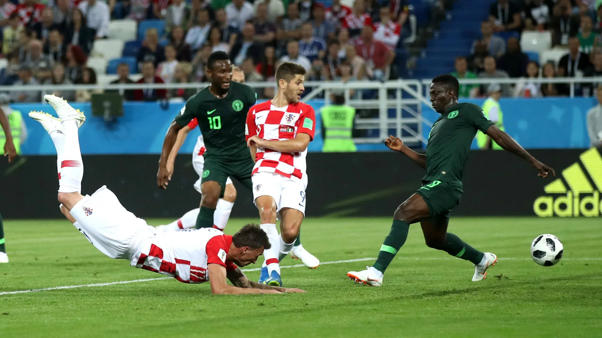 MONDIALE RUSSIA 2018.Croazia-Nigeria 2-0: Autogoal e rigore di Modric