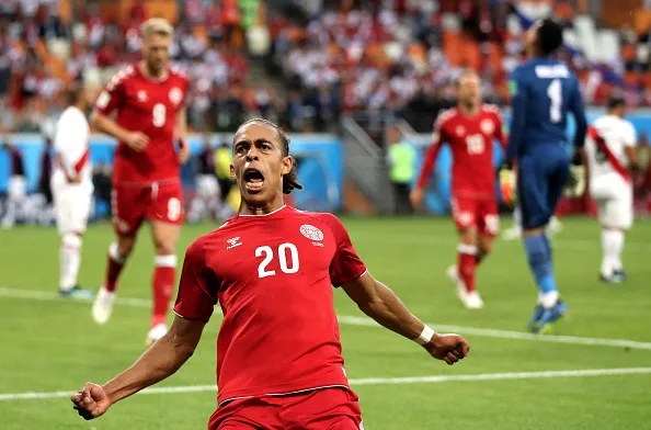 MONDIALE RUSSIA 2018. Perù- Danimarca 0-1.Segna Poulsen.