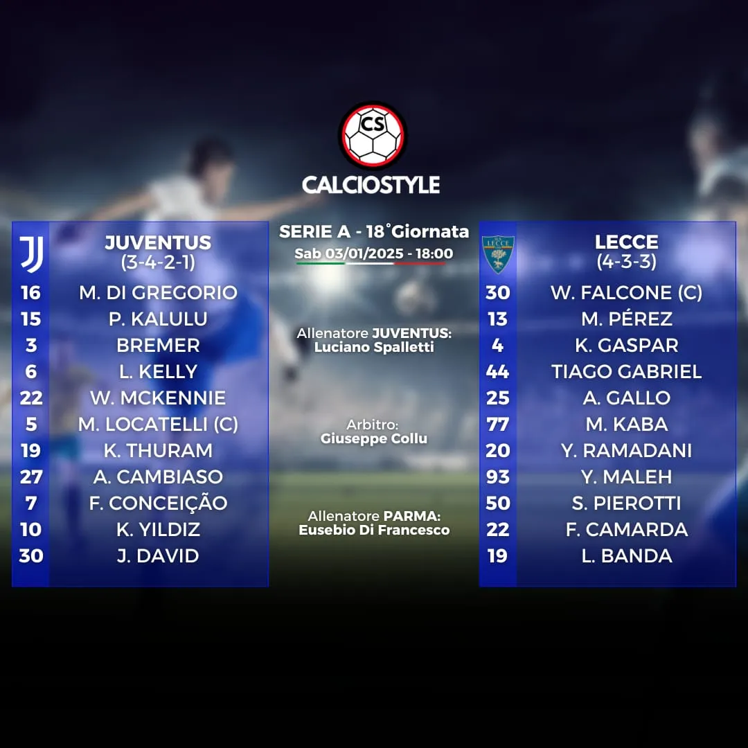 Juventus-Lecce