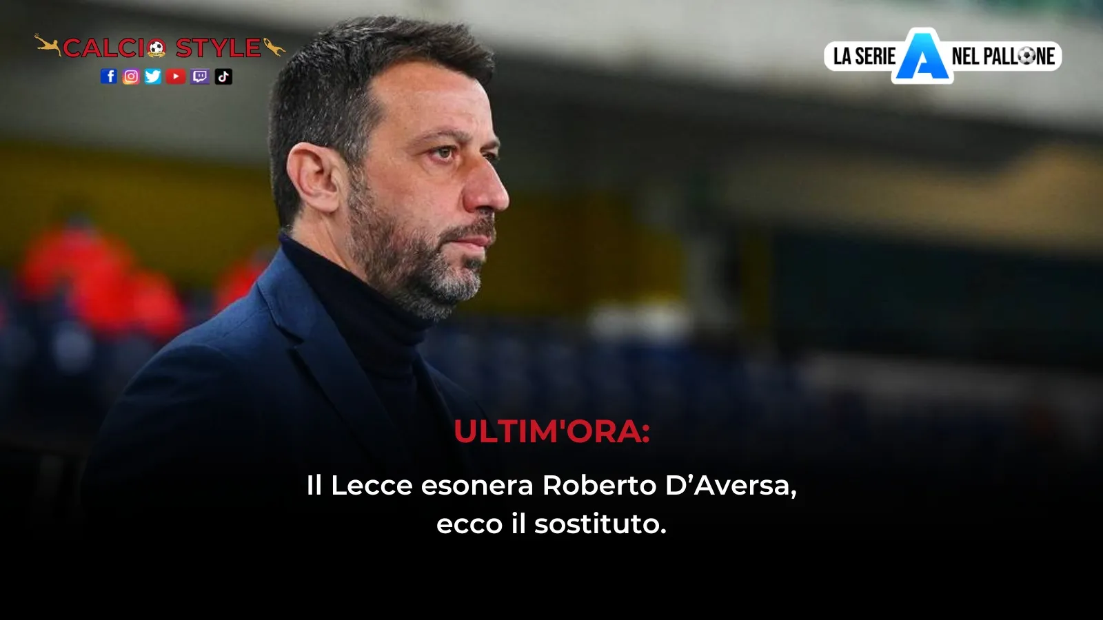 Lecce, UFFICIALE l'esonero di D'Aversa: i dettagli