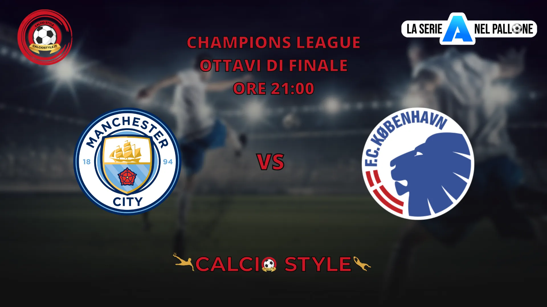 Manchester City-Copenhagen: probabili formazioni e dove vederla