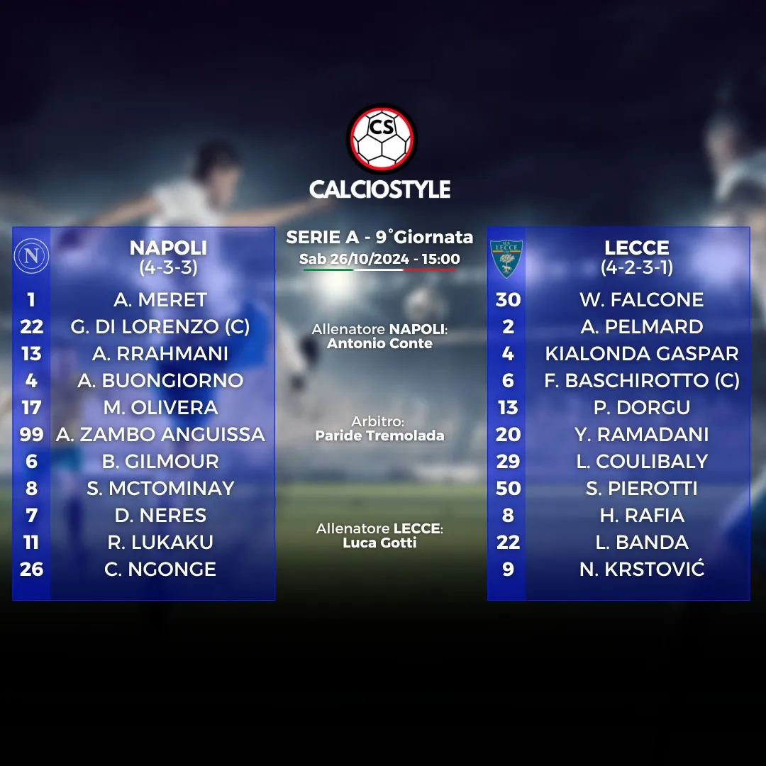 Napoli-Lecce