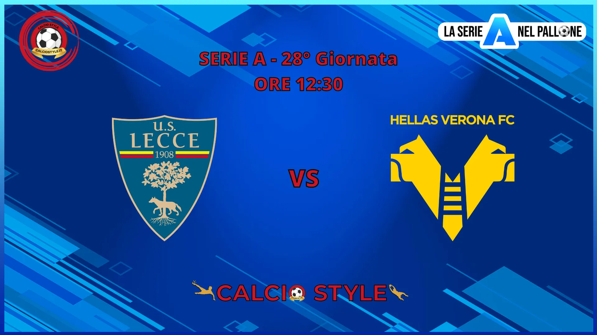 Lecce - Hellas Verona, le formazioni ufficiali