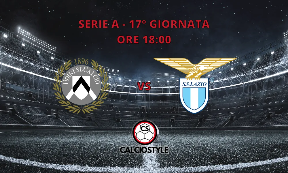 Udinese-Lazio 1-1: Vecino non basta, Davis firma il pari in extremis