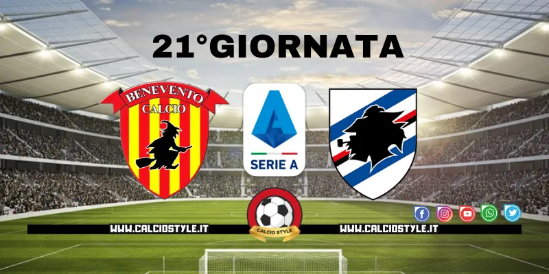 Benevento-Sampdoria: probabili formazioni e dove vederla
