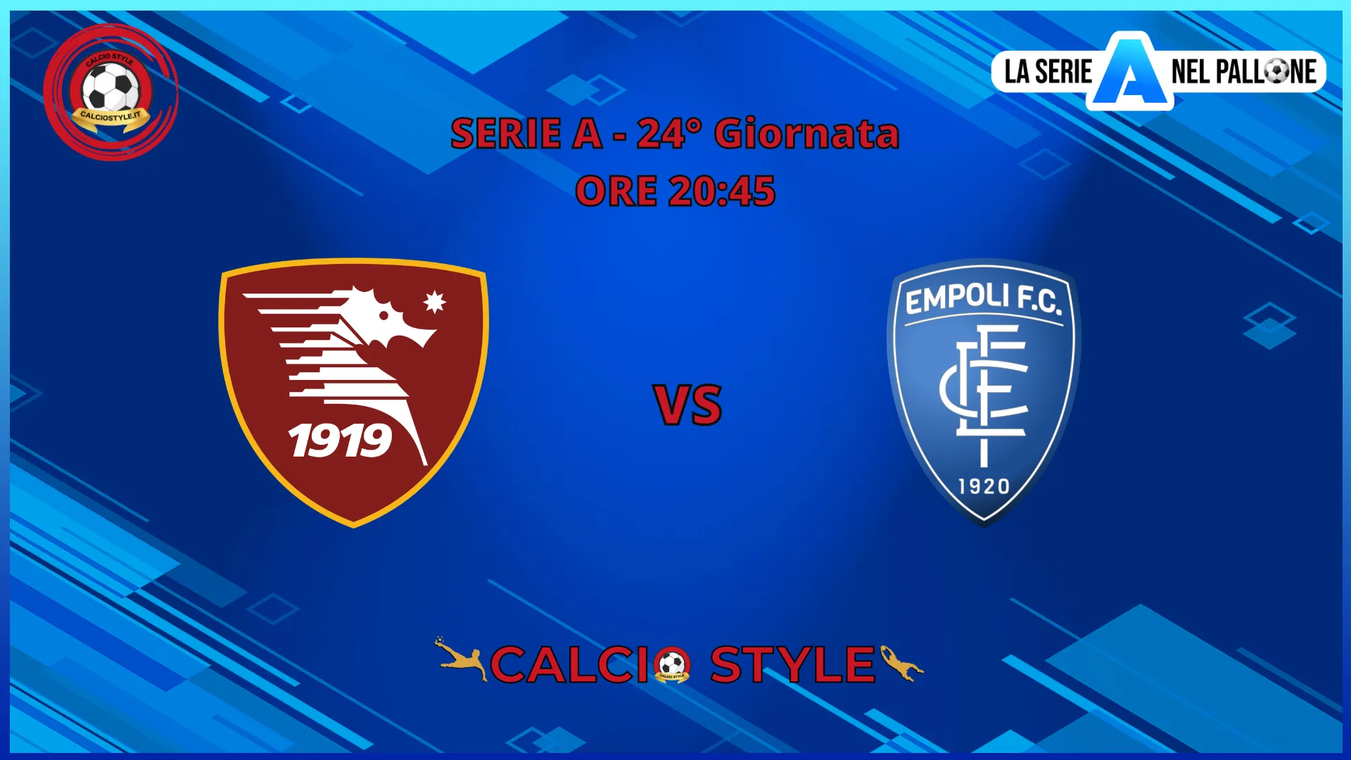 Salernitana-Empoli: probabili formazioni e dove vederla
