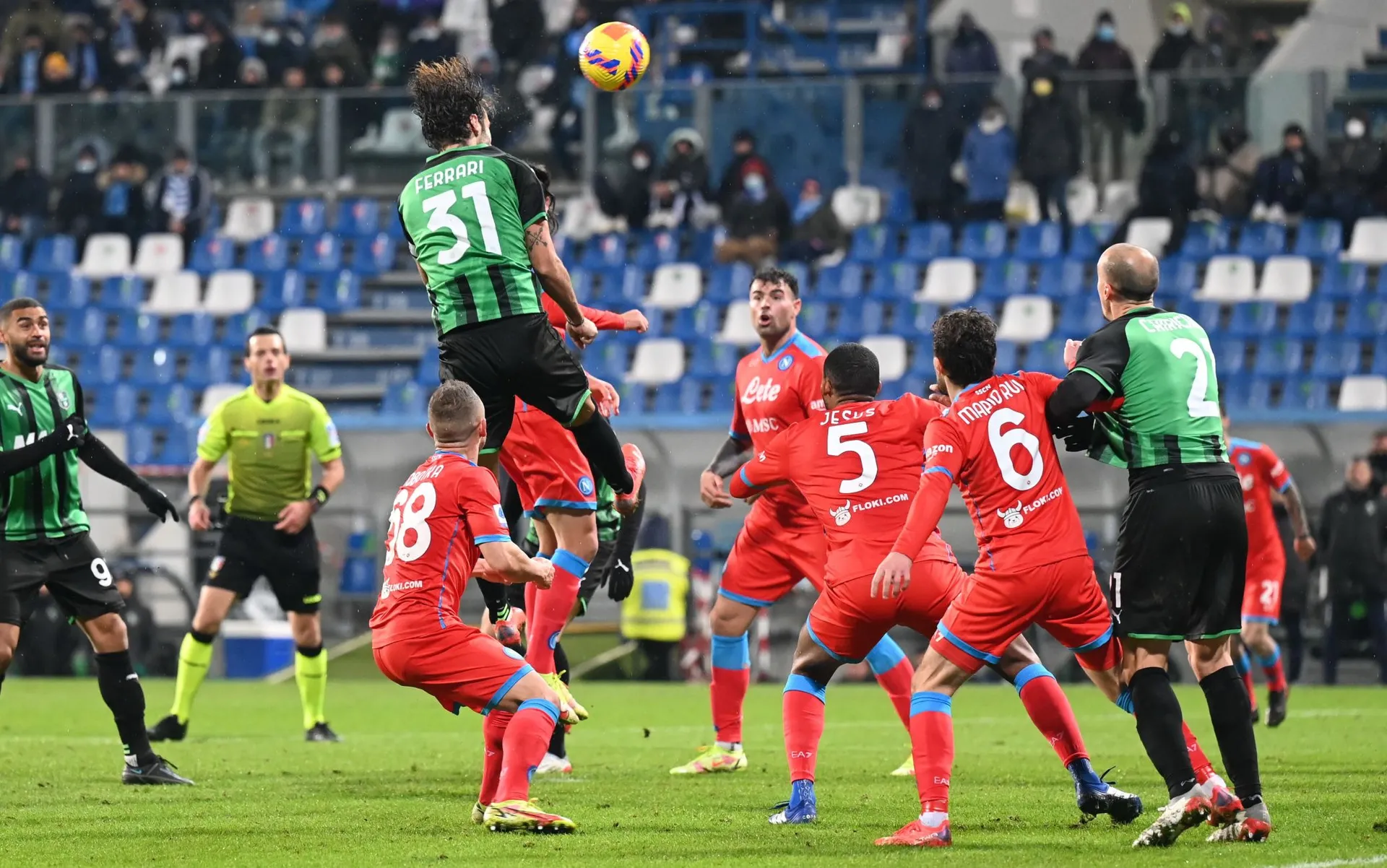 Sassuolo: deciso l'arbitro per la sfida col Napoli