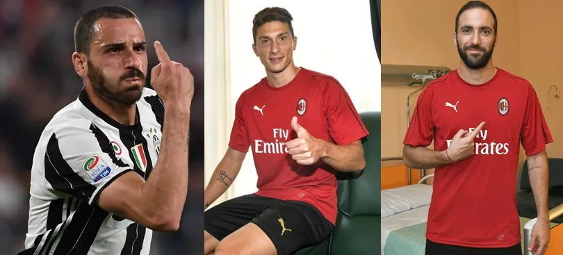 Perchè la Juventus ha sacrificato Caldara-Higuain per Bonucci?
