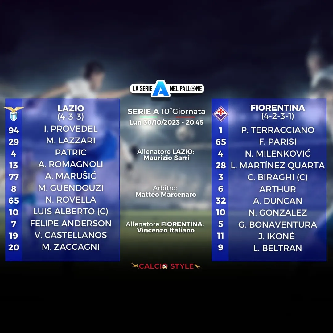 Lazio - Fiorentina 