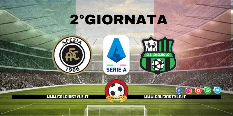 Spezia-Sassuolo: probabili formazioni e dove vederla
