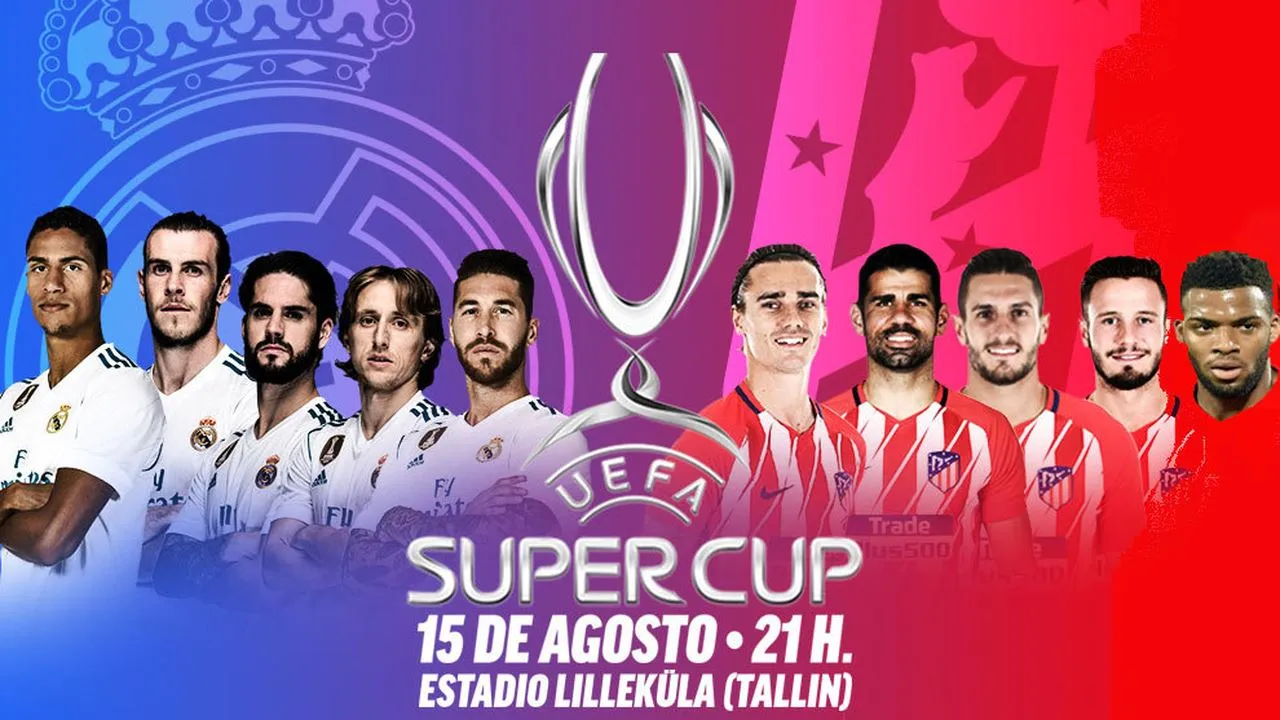 Uefa Super Cup, vince l'Atletico Madrid