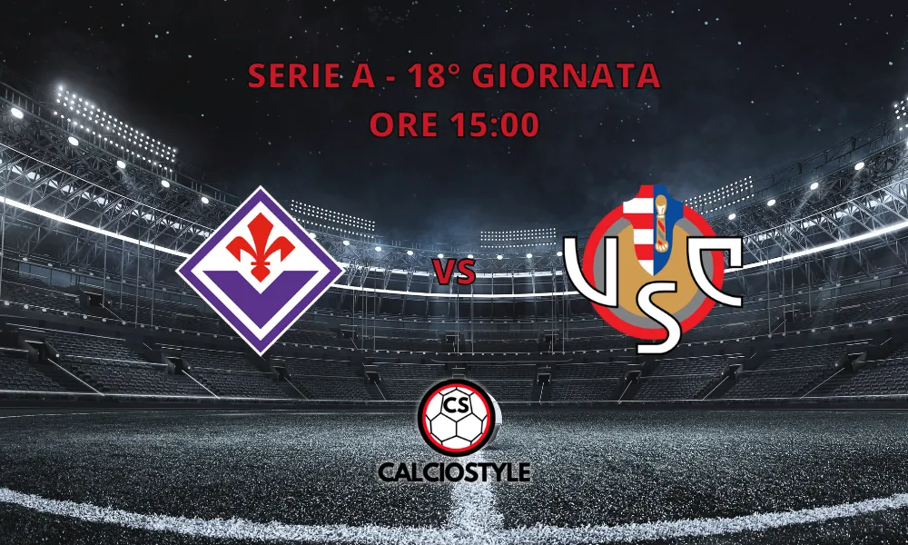 Fiorentina-Cremonese, le formazioni ufficiali