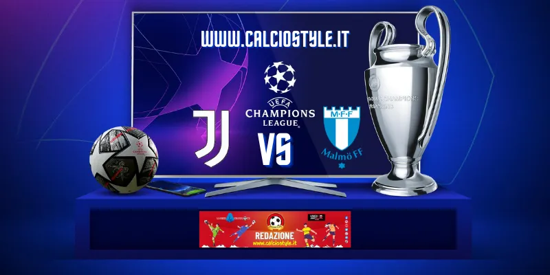 Juventus-Malmo: probabili formazioni e dove vederla